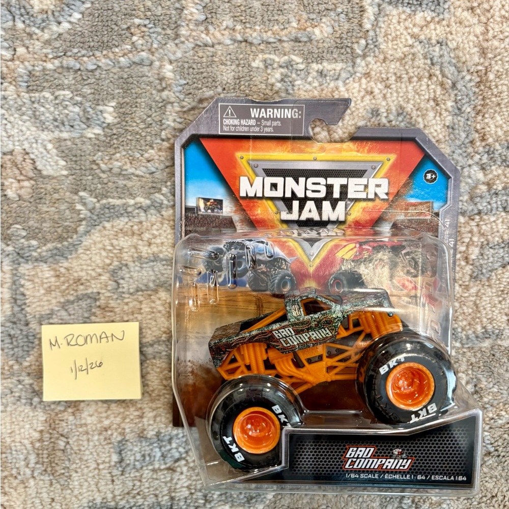 Bad Company Monster Jam Truck - Orange and Black